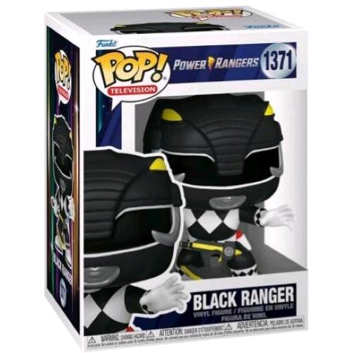FUNKO POP TV MIGHTY MORPHIN POWER RANGER BLACK RANGER FIGURA IN VINILE 9.5 CM DA COLLEZIONE