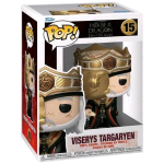 FUNKO POP TV HOUSE OF THE DRAGON MASKED KING VISERYS TARGARYEN FIGURA IN VINILE 9.5 CM DA COLLEZIONE