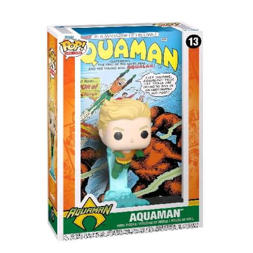 FUNKO POP COMIC COVER AQUAMAN FIGURA IN VINILE 18 CM DA COLLEZIONE