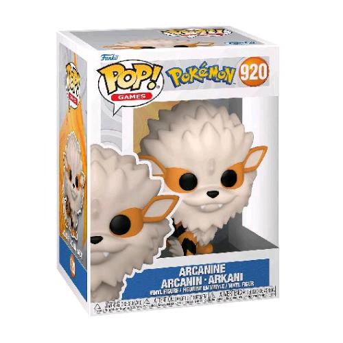 FUNKO POP POKEMON ARCANINE FIGURA IN VINILE 9.5 CM DA COLLEZIONE