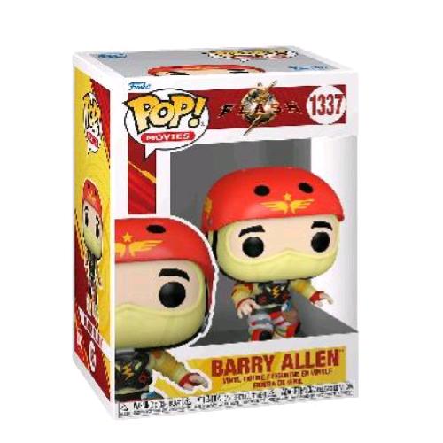 FUNKO POP MOVIES THE FLASH BARRY ALLEN HOMEMADE SUIT FIGURA IN VINILE 9.5 CM DA COLLEZIONE