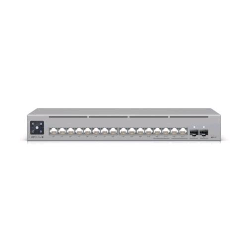UBIQUITI USW-PRO-MAX-16-POE SWITCH GESTITO L3 16 PORTE - 12 PORTE GIGABIT PoE+ - 4 PORTE PoE++ 2.5GB - 2 PORTE SFP+ 10G  (PoE 180 W)