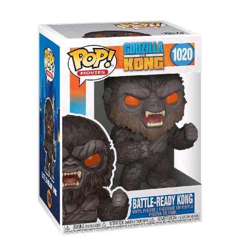 FUNKO POP GODZILLA VS KONG GODZILLA VS ANGRY KING KONG FIGURA IN VINILE 9.5 CM DA COLLEZIONE 