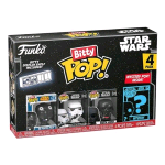 FUNKO POP BITTY POP STAR WARS 4PK DARTH VADER STORMTROOPER THE FIGHTER PILOT E UNA FIGURA MISTERIOSA A SORPRESA