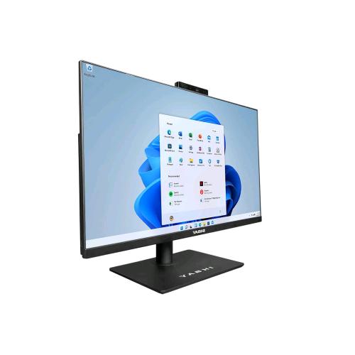 YASHI VICTORY AY24805 ALL IN ONE 24" i5-13420H RAM 8GB-SSD 512GB NVMe-INTEL UHD GRAPHICS-WEB CAM WI-FI 6 + GIGABIT LAN TASTIERA E MOUSE WIN 11 PROF NERO