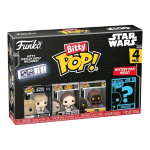 FUNKO POP BITTY POP STAR WARS 4PK LUKE SKYWALKER OBI WAN KENOBI JAWA E UNA MINIFIGURA MISTERIOSA A SORPRESA 