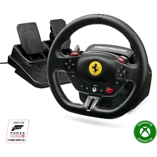THRUSTMASTER T98 FERRARI 296 GTS VOLANTE E PEDALIERA SU LICENZA UFFICIALE FERRARI ISPIRATO ALLA VERA FERRARI 296 GT XBOX SERIES, XBOX ONE, PC 