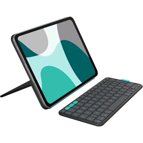 LOGITECH FLIP FOLIO APPLE iPAD PRO (M4) APPLE iPAD AIR 11" (M2 e M3 5 GEN) CUSTODIA CON TASTIERA ITA QWERTY GRAFITE