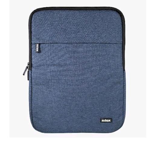 NILOX TECH BORSA A FONTINA PER NOTEBOOK DA 15.6" IN POLIESTERE 2 SCOMPARTI BLU