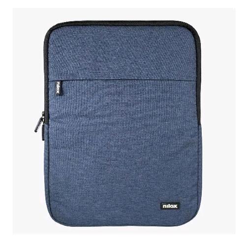 NILOX TECH BORSA A FONTINA PER NOTEBOOK DA 17.3" IN POLIESTERE 2 SCOMPARTI BLU