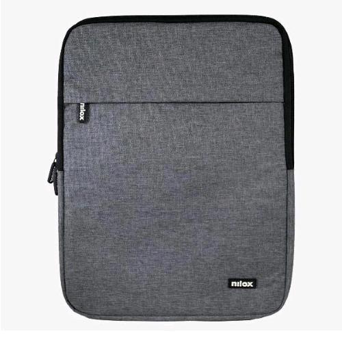 NILOX TECH BORSA A FONTINA PER NOTEBOOK DA 17.3" IN POLIESTERE 2 SCOMPARTI GRIGIO