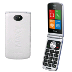 BRONDI MAXY DUAL SIM 2.8" CLAMSHELL FLIP ATTIVO TASTI RETROILLUMINATI MEMORIE DIRETTE DA 2 A 9 CHIAMATA RAPIDA ITALIA BIANCO