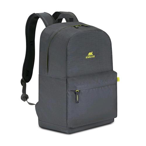 RIVACASE 5562 MESTALLA ZAINO PER NOTEBOOK DA 15.6" IN POLIESTERE TASCHE LATERALI E TASCA FRONTALE GRIGIO