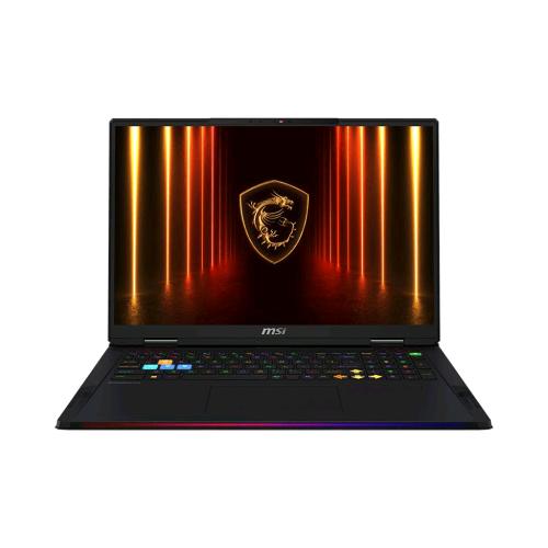 MSI RAIDER 18 HX AI A2XWJG-854XIT 18" UHD+ MINI LED 120Hz INTEL CORE ULTRA 9 285XH RAM 32GB-SSD 2TB NVMe-NVIDIA GEFORCE RTX 5090 24GB-WI-FI 7 + 2.5G ETHERNET (9S7-182462-854)