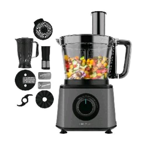 CECOTEC PAPRIKA FRULLATORE TRITATUTTO ELETTRICO 2000W 2 VELOCITA' 3 DISCHI DA TAGLIO CIOTOLA DA 3,5 LT CARAFFA DA 1.8 LT CON SPREMIAGRUMI NERO