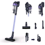 SAMSUNG VS15A6031R4 ASPIRAPOLVERE SENZA FILO SENZA SACCO CICLONICO 150W FILTRO HEPA CON ACCESSORI VIOLA
