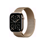 APPLE WATCH SERIES 11 GPS + CELLULAR 5G 46mm CASSA TITANIO ORO CON LOOP IN MAGLIA MILANESE ORO - M/L