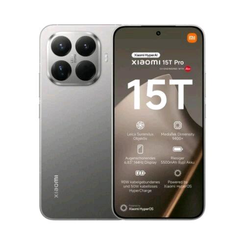 XIAOMI 15T PRO 5G DUAL SIM 6.83" OCTA CORE 256GB RAM 12GB 5G EUROPA GREY