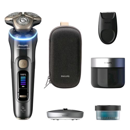 PHILIPS XP9204/30 RASOIO ELETTRICO PRESTIGE WET&DRY SERIE 9000 ULTRA TESTINA FLESSIBILE LAME NANOTECH CON CUSTODIA GRIGIO