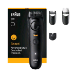 BRAUN BT5520 REGOLABARBA ELETTRICO RICARICABILE WET DRY 40 LUNGHEZZE 6 ACCESSORI NERO