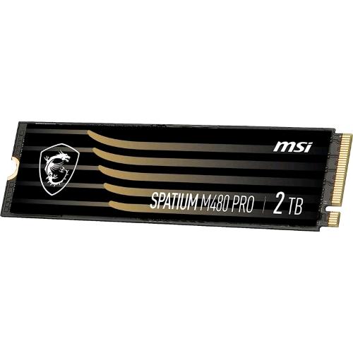 MSI SPATIUM M480 PRO SSD 2TB M.2 NVMe PCI Express 4.0 3D NAND  
