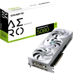 GIGABYTE GEFORCE RTX 5080 AERO OC SFF 16GB SCHEDA GRAFICA RGB 16GB GDDR7 TRIPLE FAN PCI Express 5.0