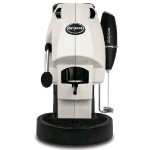 DIDIESSE FROG BABY MACCHINA DA CAFFE' A CIALDE 44 mm 450W SERBATOIO 1.3 LT CON FRULLINO E DOPPIO PORTACIALDA AVORIO