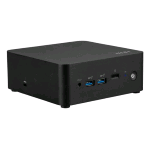 MSI CUBI NUC AI 1UMG-019BEU MINI PC BAREBONE INTEL CORE ULTRA 5 125H NO RAM NO HDD/SSD-INTEL ARC GRAPHICS-WI-FI 6E+ GIGABIT LAN-ALIMENTATORE ESTERNO-NO SISTEMA OPERATIVO NERO