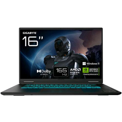 GIGABYTE GAMING A16 16" WUXGA 165Hz AMD RYZEN 7 260 RAM 16GB-SSD 1TB NVMe-NVIDIA GEFORCE RTX 5060 8GB-WI-FI 6E + GIGABIT ETHERNET-WIN 11 HOME NERO