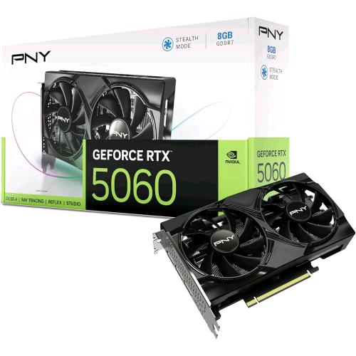 PNY NVIDIA GEFORCE RTX 5060 8GB GDDR7 DLSS4 DUAL FAN