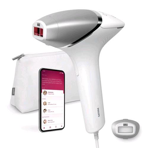 PHILIPS LUMEA PRESTIGE IPL 8000 SERIES EPILATORE A LUCE PULSATA CON SenseIQ   BIANCO