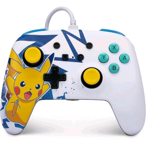 POWERA PIKACHU HIGH VOLTAGE NINTENDO SWITCH CONTROLLER CABLATO