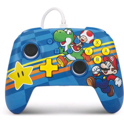 POWERA MUSHROOM KINGDOM NINTENDO SWITCH CONTROLLER CABLATO