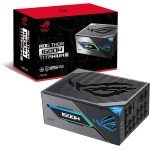 ASUS ROG THOR TITANIUM III ALIMENTATORE GAMING 1600 W Display OLED e Aura Sync RGB MODULARE 80+ TITANIUM ATX 3.1 PCIe 5.0