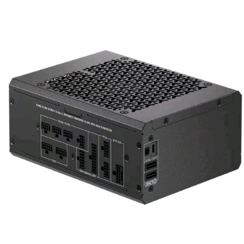 CORSAIR ICUE LINK HX1200I SHIFT ALIMENTATORE 1200W 80 PLUS PLATINUM COMPLETAMENTE MODULARE PFC ATTIVO CONDENSATORI GIAPPONESI PFC ATTIVO NERO
