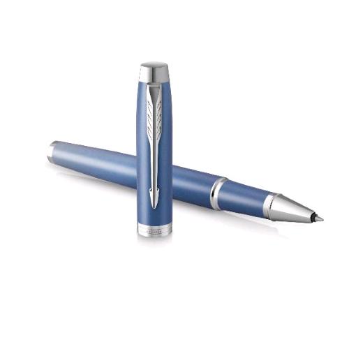 PARKER IM RITUAL BLU CT PENNA ROLLER PUNTA CONICA F FUSTO FINITURA SATINATA INCHIOSTRO NERO 