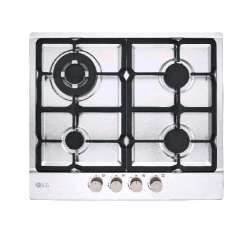 LG CBGZ2414S PIANO COTTURA A GAS 4 FUOCHI 60 CM PIANO IN ACCIAIO INOX