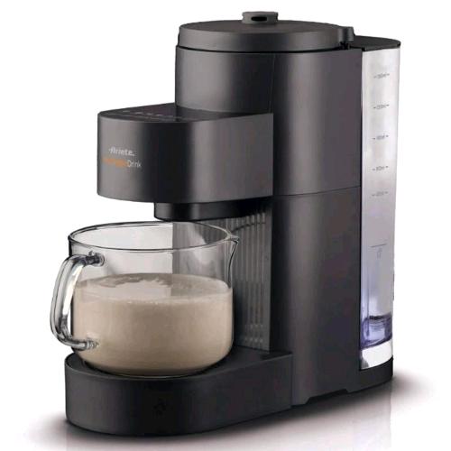 ARIETE 650 MY VEGGIE DRINK MACCHINA PER BEVANDE VEGETALI 1200W CAPACITA' 0.4/1.5 LT 6 PROGRAMMI NERO