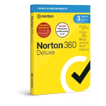 NORTON 360 DELUXE 2026 ATTACH ANTITRUFFA 3 DISPOSITIVI 25GB BACKUP 12 MESI BOX