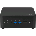 MSI CUBI NUC AI+ 2MG-002EU COPILOT+ PC MINI PC INTEL CORE ULTRA 7 258V RAM 32GB-SSD 1TB NVMe-INTEL ARC GRAPHICS-WI-FI 6E +GIGABIT LAN-WIN 11 HOME (9S6-B20611-036)