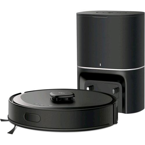TP-LINK TAPO RV30 MAX PLUS ROBOT ASPIRAPOLVERE LAVAPAVIMENTI WI-FI ASPIRAZIONE HYPER DA 5300Pa + DOCK PER SVUOTAMENTO AUTOMATICO E RICARICA NERO