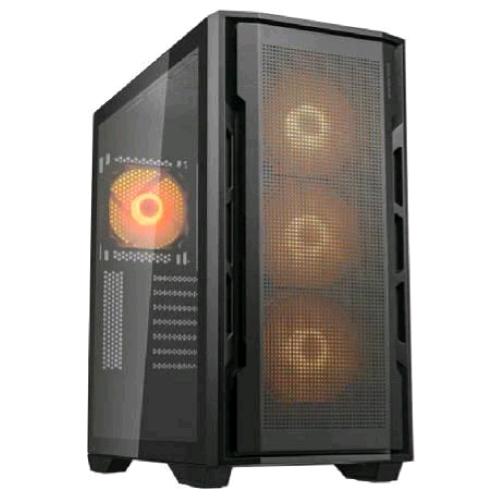 COUGAR UNIFACE RGB MIDI TOWER 3 VENTOLE FRONTALII RGB 120mm + 1 POSTERIORE 120mm NERO