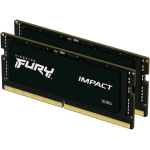 KINGSTON FURY IMPACT XMP 32GB 2 x 16GB DDR 5 6.000MHz CL38 SO-DIMM NERO