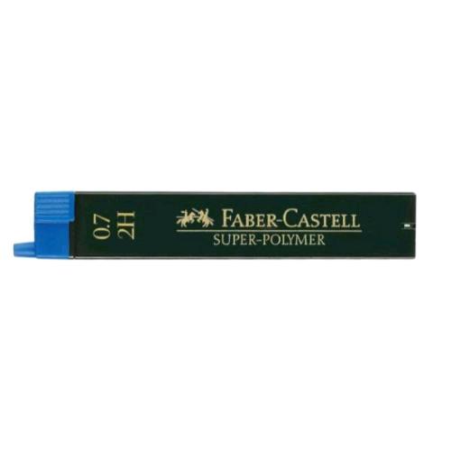 FABER CASTELL SUPER-POLYMERS ASTUCCIO 12 MINE 2H 0.7 mm CONF 12 Pz. 