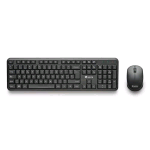 NGS HARMONY KIT TASTIERA MULTIMEDIALE FULL SIZE RF WIRELESS LAYOUT ITALIANO + MOUSE OTTICO 1.200 DPI NERO