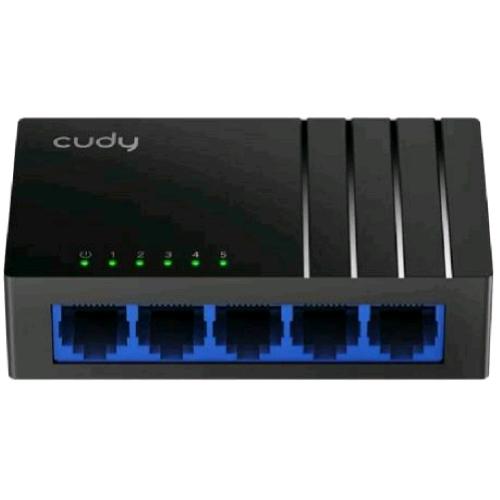 CUDY GS105D SWITCH 5 PORTE GIGABIT (10/100/1000) DESKTOP NERO