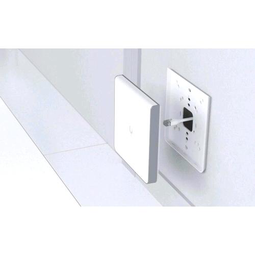 UBIQUITI UNIFI U6-ENTERPRISE-IW IN WALL ACCESS POINT WI-FI 6E TRI-BAND 2.4/5/6GHz 4800 Mbit/s 4 X 4 MIMO 600+ CLIENT BIANCO