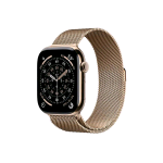 APPLE WATCH SERIES 11 GPS + CELLULAR 5G 46mm CASSA TITANIO ORO CON LOOP IN MAGLIA MILANESE ORO - S/M