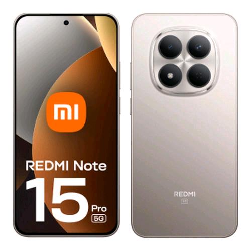 XIAOMI REDMi NOTE 15 PRO 5G DUAL SIM 6.83" OCTA CORE 256GB RAM 8GB 5G ITALIA TITANIUM COLOR