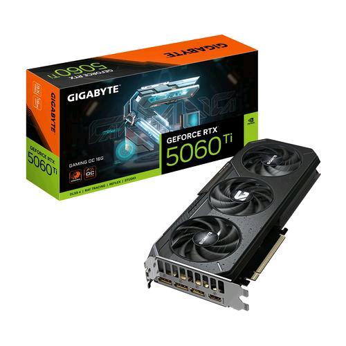 GIGABYTE GEFORCE RTX 5060 Ti GAMING OC 16GB GDDR7 DLSS4 TRIPLE FAN PCI Express x16 5.0